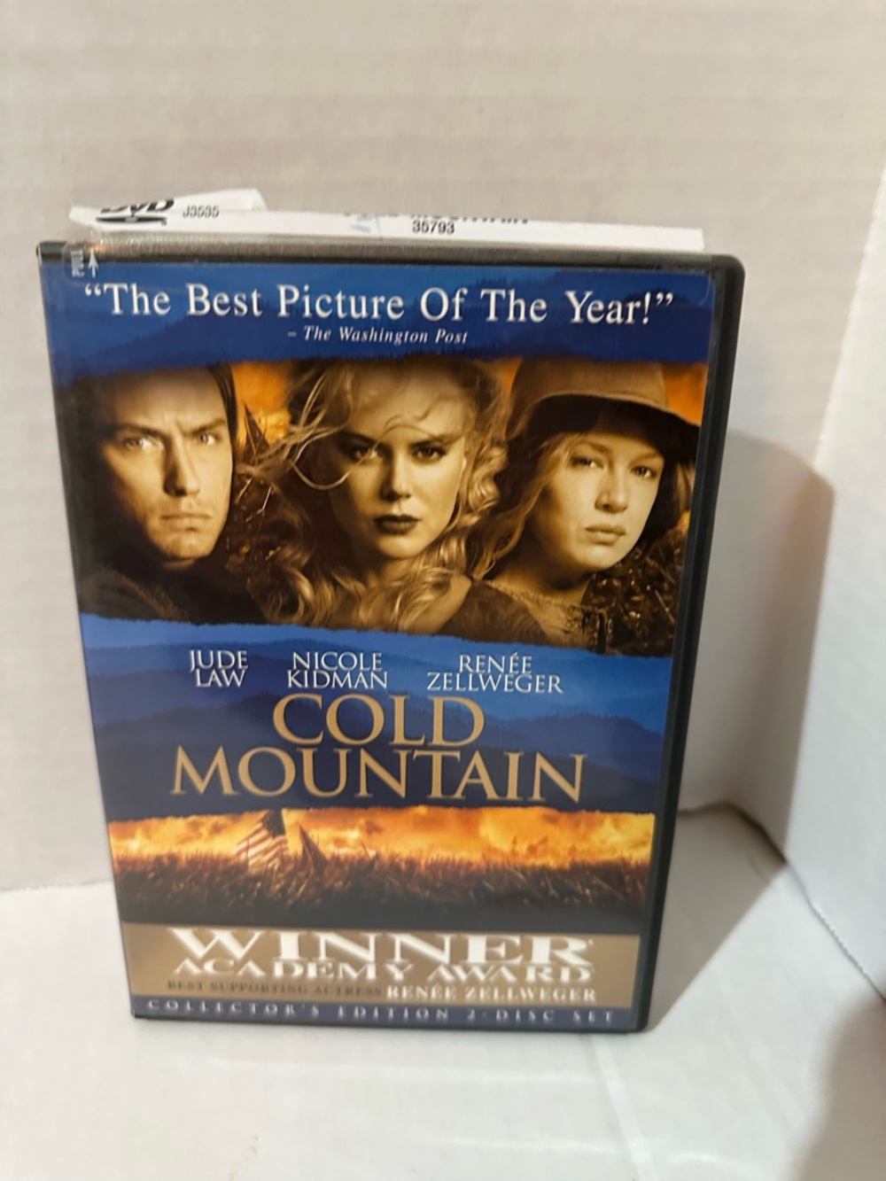 Cold Mountain DVD - Blue & Gold Cover